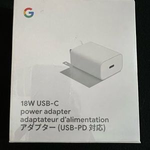 Google 18W USB-C Power Adapter & cable USB-C New Inbox for charging Google Pixel